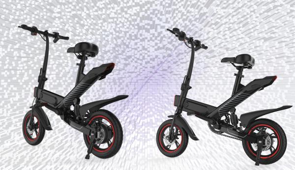 350w 36v Full Size Folding Electric Bike Simple And Fashionable Design
