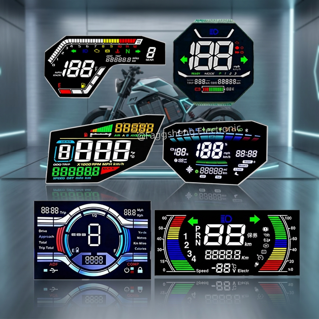 Customize VA Lcd Module MONO Display E-Bike Ebike Lcd Display Automotive Lcd Ebike Lcd Display E-Bike Mono Lcd