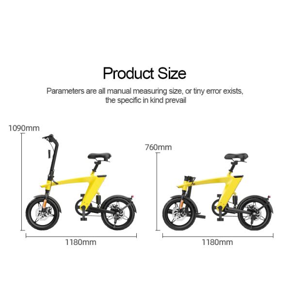 100Kg Max Load Electric City Bicycle with Lithium Battery Power Supply and Foldable Design