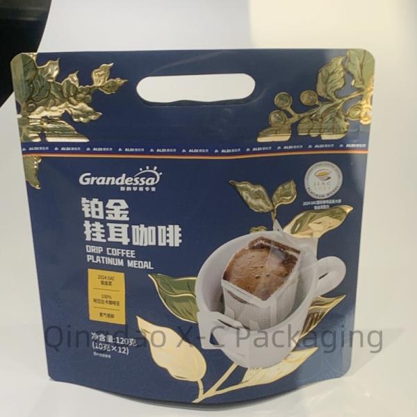 Food Storage Nuts Coffee Beans Food Grade Customizable Kraft Paper Bag With Window Stand Up Pouch Black Doypack Zip Lock