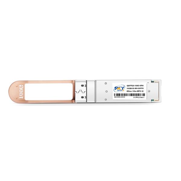 High Power QSFP28 SR4 100G Optical Module Transmit Power -8.4dBm - 2.4dBm 3.3V Power Supply