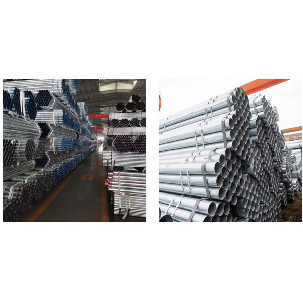 Pipe d'acier galvanisée ronde à chaud Dx51d / Dx52D / DC01 / DC02