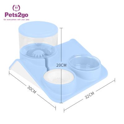 Bacias de alimentação do conforto de aço inoxidável do animal de estimação do silicone 500g