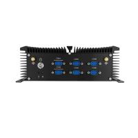 6 computador encaixado de Intel Celeron J1900 do computador da caixa de COM X86 mini PC industrial