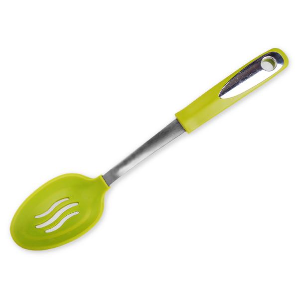 Silicone cooking tools kitchen accessories Cookware Silicon slotted spoon SK-073