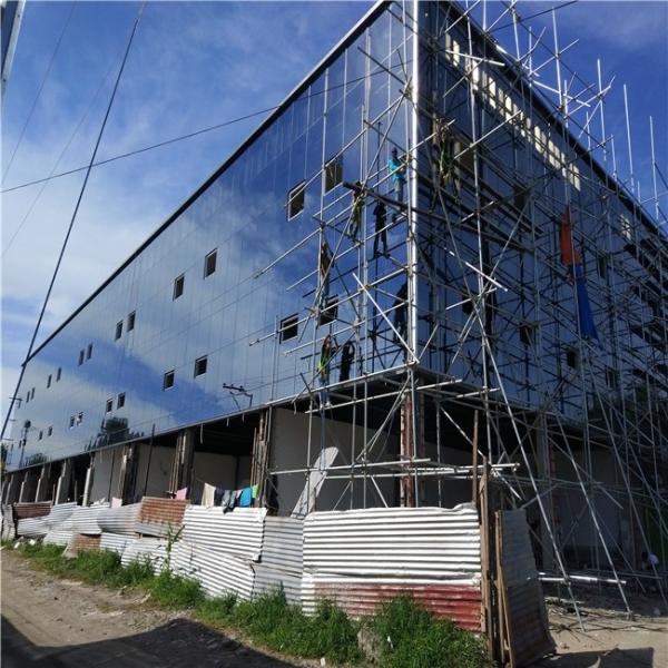 KLUK Steel Frame Aluminum Curtain Walls Double Glass Lightning Protection