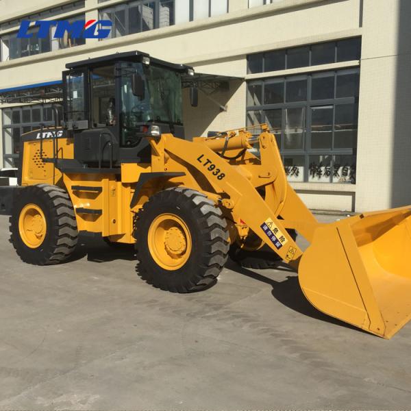 3.5 Ton 5 Ton 938 Wheel Loader Machine , 4 Wheeler Bucket Loader Nylon Tires