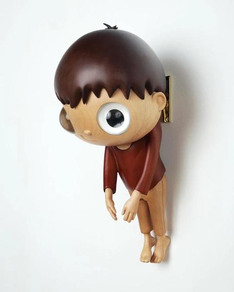 Handicraft Wooden Art Sculpture Wooden Wall Art Sculptures For Exhibition