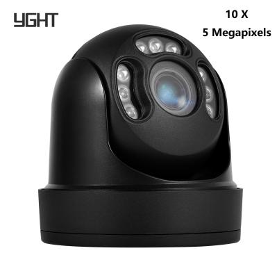 5MP スマート PTZ カメラ Wi-Fi 監視 メタルハウジング ナイトビジョン 10X ズーム 60M IR セートング アプリ