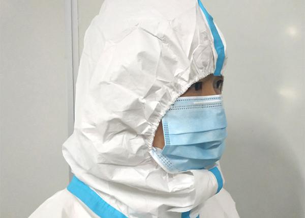 Non Woven Disposable Protective Suit Virus Surgery Hooded Disposable Coveralls CE