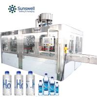 Totalmente automático pneumático mineral da máquina de enchimento da água SUS304