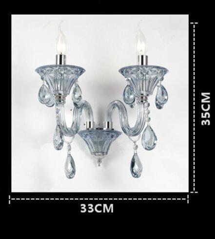 Purple chandelier K9 crystal for Living room Bedroom Lamp (WH-CY-83)