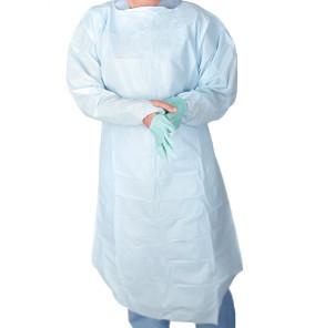 Non Reinforced Medical Protective Suit SMS Material Light Blue Anti Bacteria