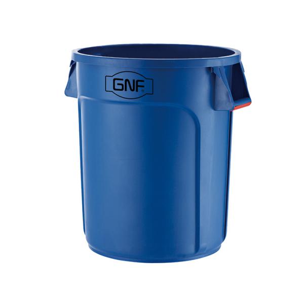 Черная пластиковая тележка чистки с 3 полками и желтой сумкой 4