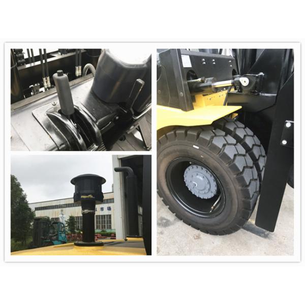 10 Ton Capacity Industrial Forklift Truck , FD100 Counterbalance Reach Truck