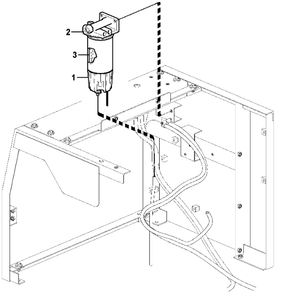 VOE11110708 11110708 Fuel Filter Housing Excavator Spare Parts For EC290B EC350D