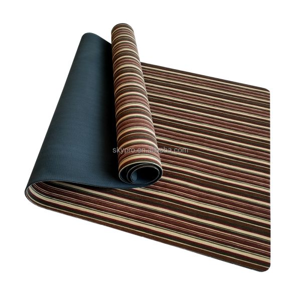 Waterproof Easy-Cleaning Hexagon Rubber Door Mat with 5-20MM Thickness for Anti-Slip Protection