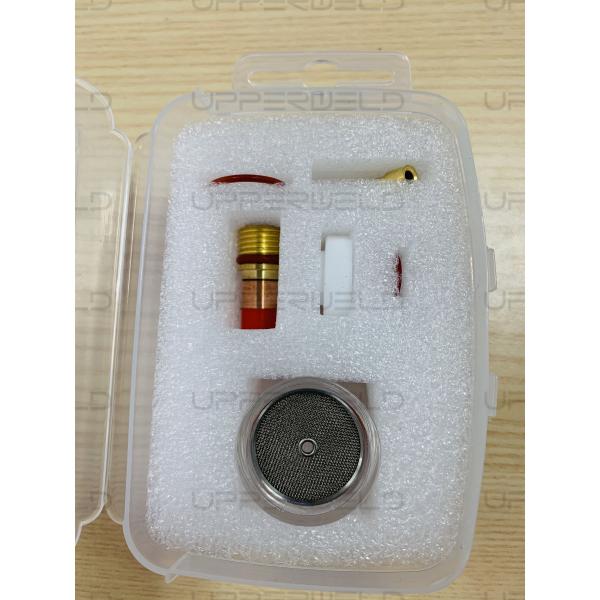 Gas Lens Kit 3/32 2.4mm Clear Glass Nozzle for PTA DB SR WP17 18 26 Welding Torch