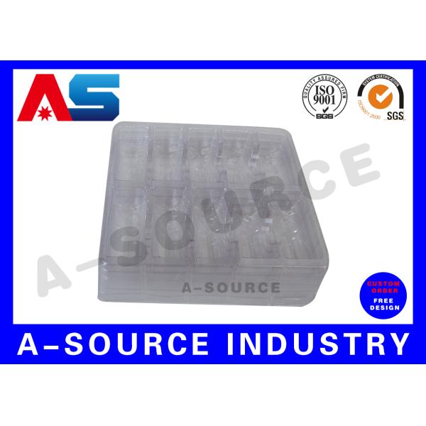 Оформленная упаковка для лекарственных препаратов для фармацевтических стеклянных бутылок / бутылок пенициллина с прозрачным пузырем