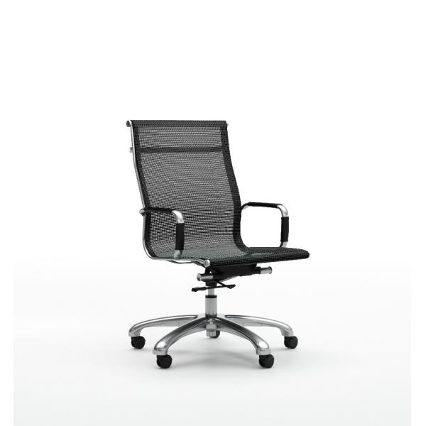 Mécanisme de haut en acier de Mesh Arm Chair 80W*560D*1070H millimètre de cadre