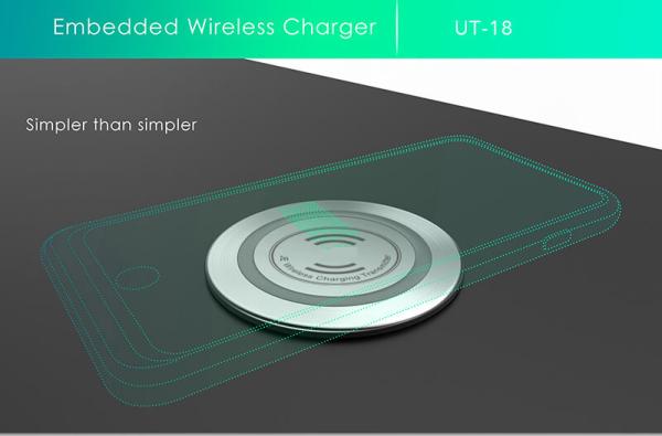 Furniture Embedded Wireless Charger furniture/ table embedded wireless charger for iphone/Samsung