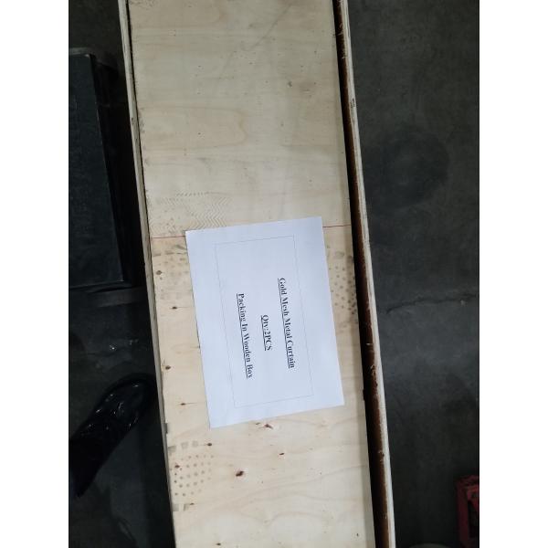 malha de 15mm Hall Hotels Crimped Decorative Wire