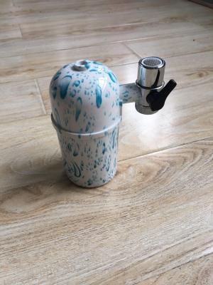 Chrome Healthy Coconut Carbon Cartridge Water Tap Filter System for Bathroom