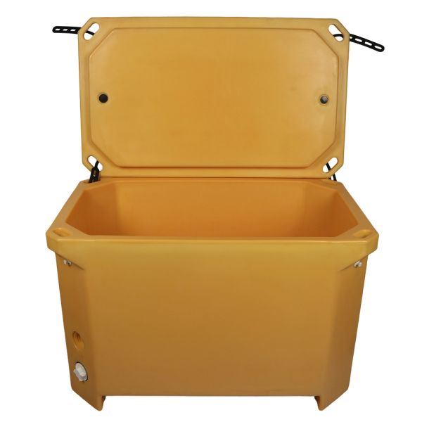 220L Capacity Rotomolded Cooler Box with 5.0 Days Ice Detention and 50mm Thick PU Foam Insulation