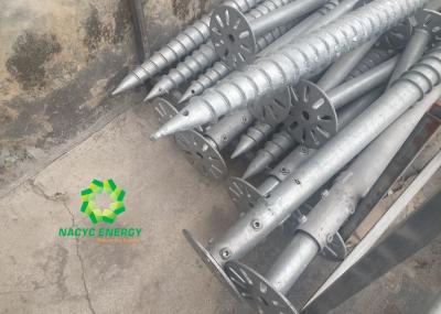 O parafuso à terra da construção da madeira empilha a instalação fácil pela máquina espiral da pilha