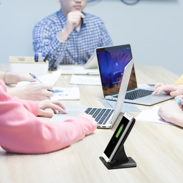 Universal Fast Standing Wireless Charger Holder 5v 2a Anti Slip Hige Safety