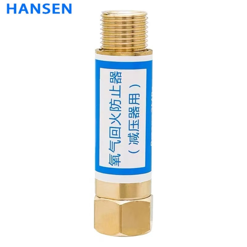 Export Brass Flashback Arrestor for Regulator , Oxygen & Acetylene Flame Arrester , Welding Gas Flash Back Preventer , Safety Check Valve for Oxy-fuel Cutting & Welding Regulator