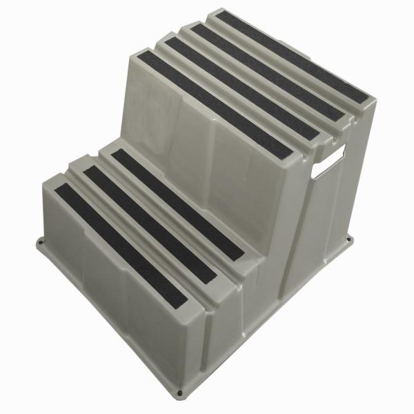 Heavy Duty Plastic Step Stool With 500 Lbs Weight Capacity 12 Inches Height