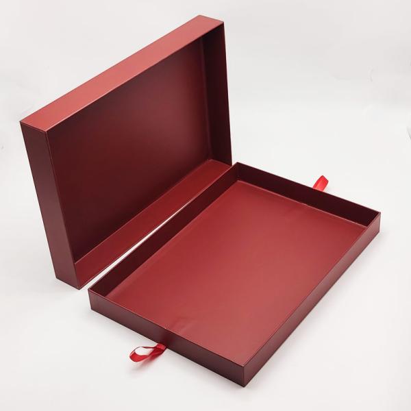Rigid Cardboard Paper Jewelry Gift Box Hot Stamping Airtight