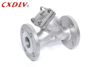 Flange Connection 2 Inch Y Strainer Valve Stainless Steel For Natural Gas