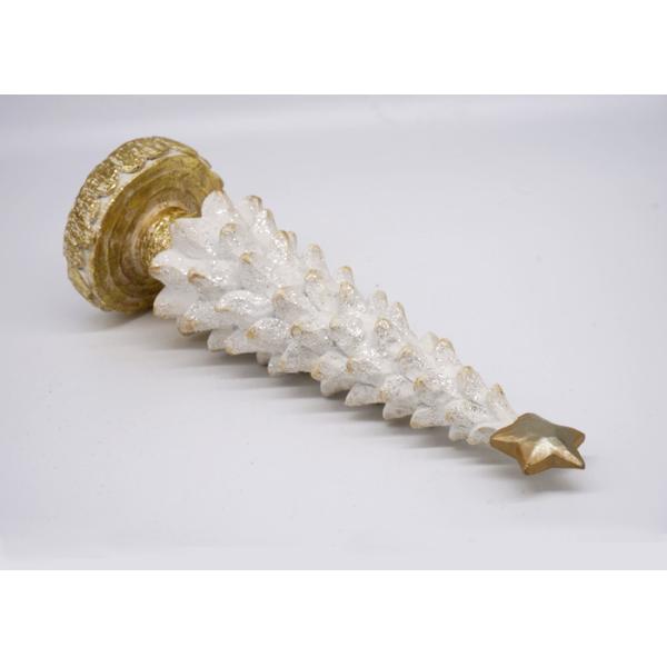 Polyresin Material Christmas Tree Figurines Handmade For Decoration Crafts / Gifts