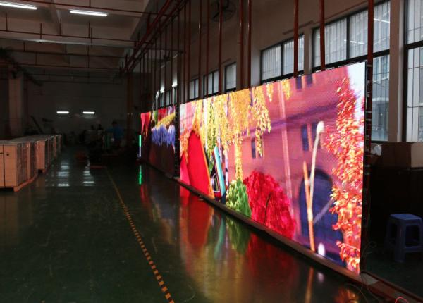 Sistema comercial do painel de parede do diodo emissor de luz, quadro de avisos video do ferro da parede SMD do diodo emissor de luz P5