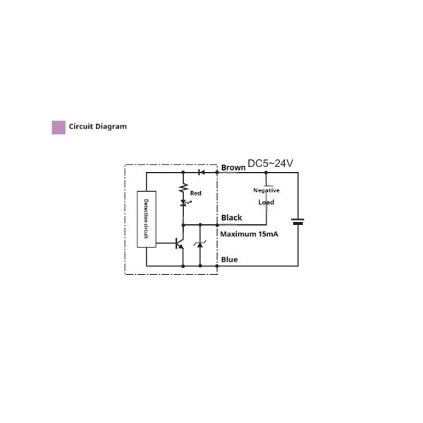 CNC Machine Tool Cylinder Induction Sensor Magnetic Switch Inductive Proximity Sensors with Red Indicator ZPSC01