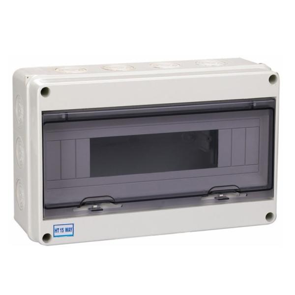 HT 15 Way IP65 Waterproof Outdoor Electrical Enclosure Distribution Solar PV Combiner Box