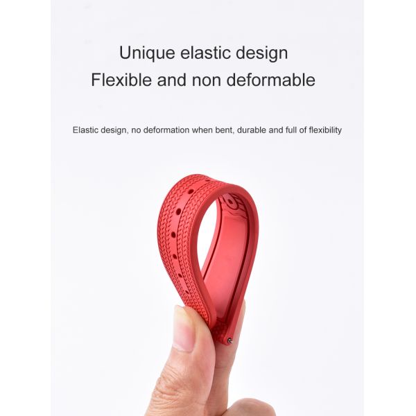 Vertical-Grain FKM Rubber Strap · Compatible With Smartwatches | Customizable Logo And Sizes - Wholesaler SHX With Fast Shipping