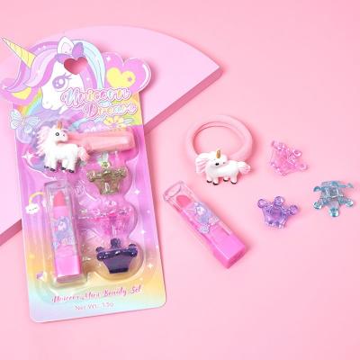 Charming Makeup Essentials Set For Kids Cute Pretend Play Cosmetic Kit