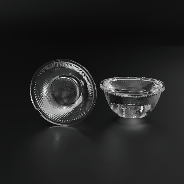 High Efficiency 93% 36° Viewing Angle PMMA TIR Lens for Osram COB Recessed Lights