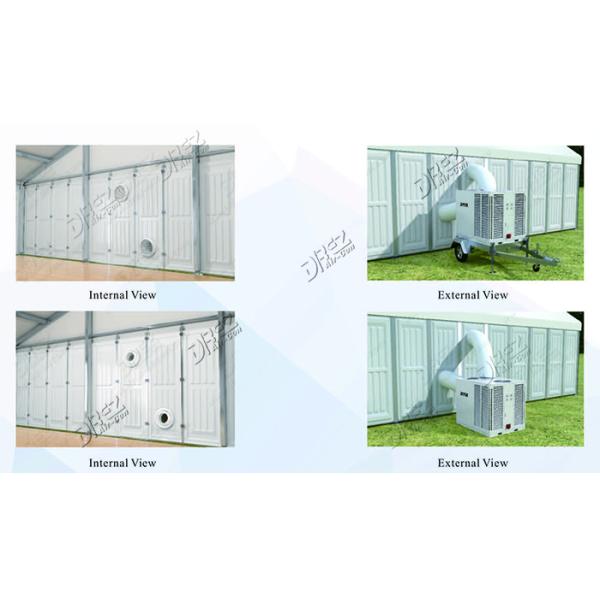 10HP Mobile Trailer AC Unit Anti Corrosion For Industrial Warehouse Cooling