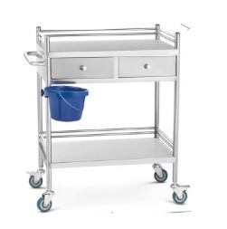 Lab Rolling Cart 3 Shelves Shelf Stainless Steel Rolling Cart Catering Dental Utility Cart Commercial Wheel Dolly