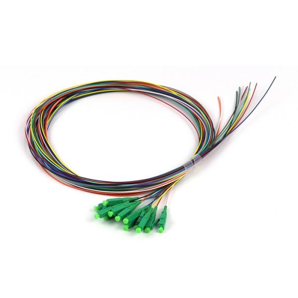 Куртка SM G652D G657A1 G657A2 900μm LSZH отрезка провода оптического волокна цвета LC APC 12