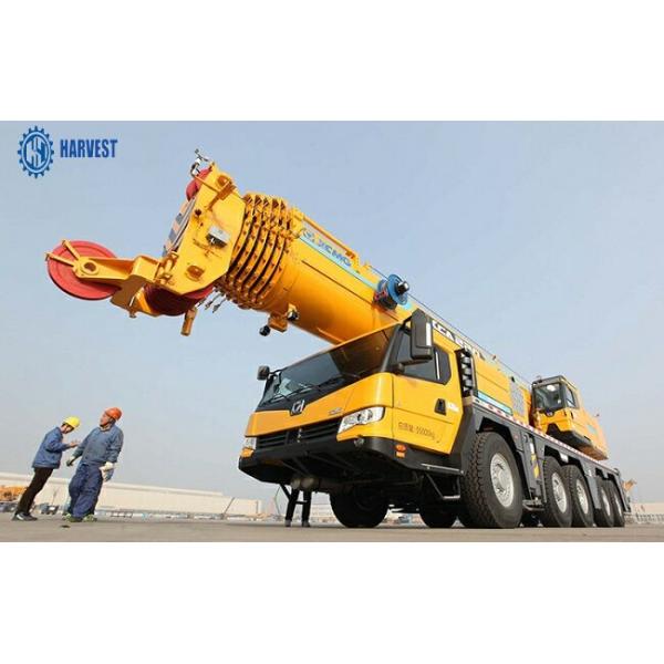 guindaste de 220 toneladas de gerencio do caminhão do crescimento da seção da altura 7 da grua do diâmetro 108m de 18.5m