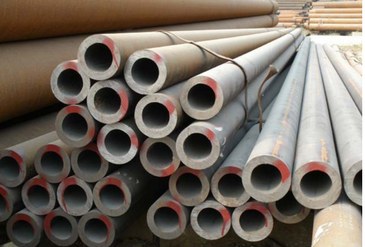 High Frequency Welded Carbon Steel Seamless Pipes , Mild Steel Round Tube