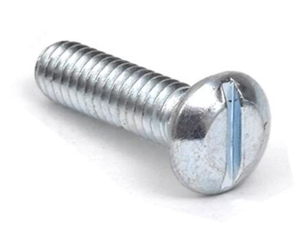 Medium Carbon Steel Slotted Rib Neck Track Bolts M6x20 Size 6g Tolerance