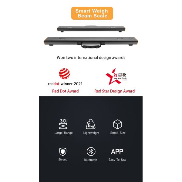 YanMing 3000kg Mobile Weighbridge – Smart & Portable Weighing Solution