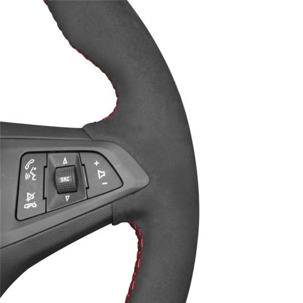 Mewant vegan suede plus vegan leather steering wheel cover for Holden Commodore  Astra Calais 2018-2020 rubber steering wheel