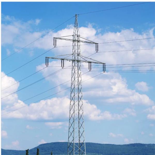 Durable High Voltage Transmission Line Tower Corrosion Protection Steel Transmission Tower